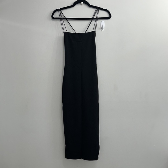 NOOKIE Trinity Two Way Midi Dress in Black - Picture 7 of 10